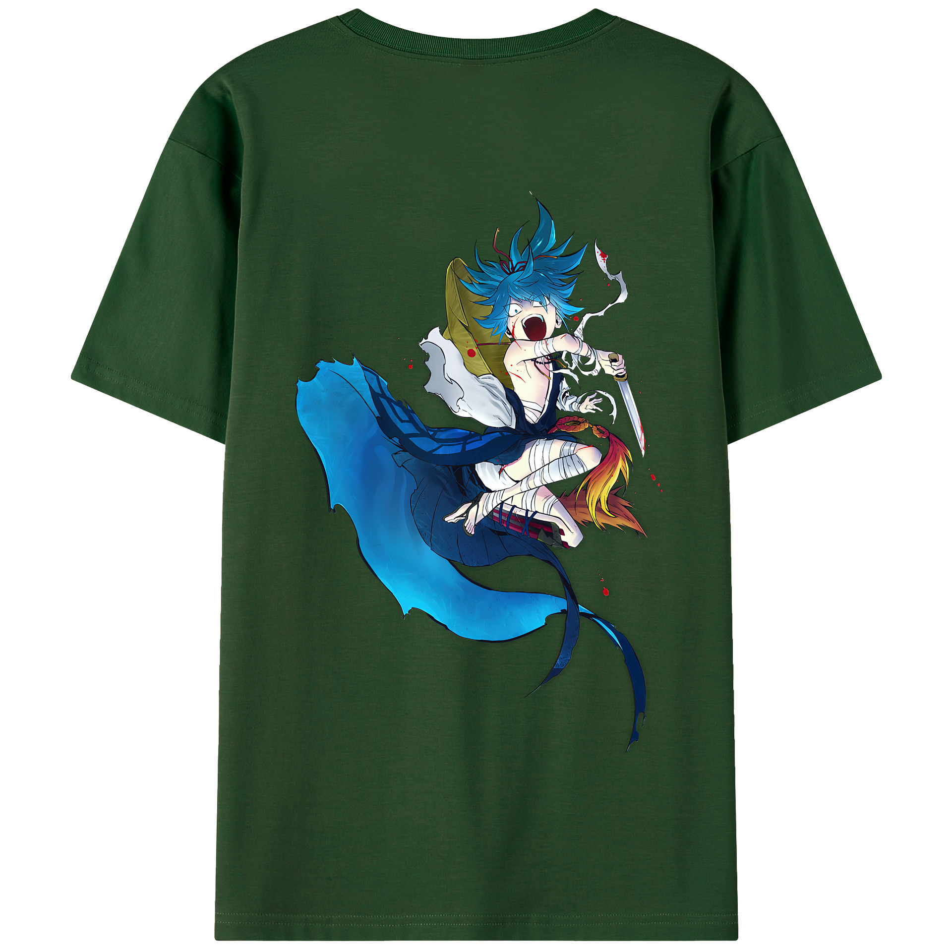 （画像用） 刀剣乱舞 Touken Ranbu 綿100％半袖Tシャツ（背面プリント）